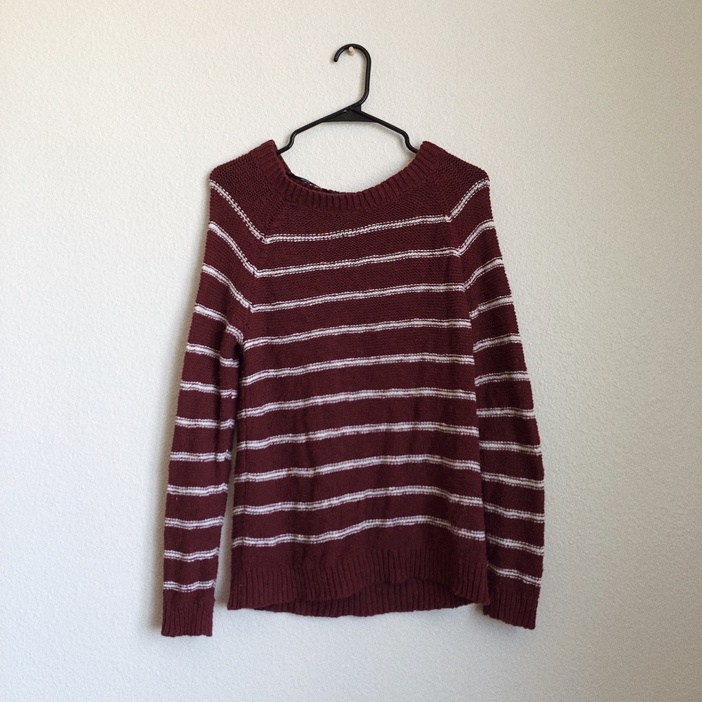 Red striped sweater